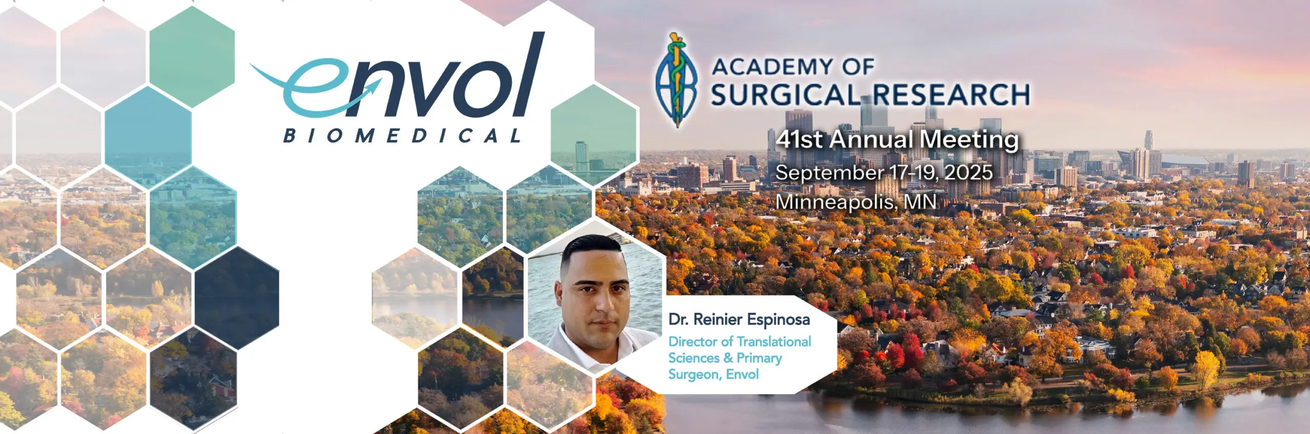 Featured image for “Envol Biomedical will be Attending the Academy of Surgical Research’s 41st Annual Meeting in Minneapolis”